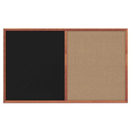 United Visual Products Slim Style Indoor Enclosed Corkboard, 18 UV501SCH-WHITE-FORBO
